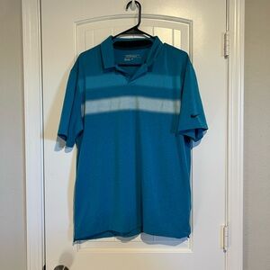 Nike Men's Teal Polo Shirt